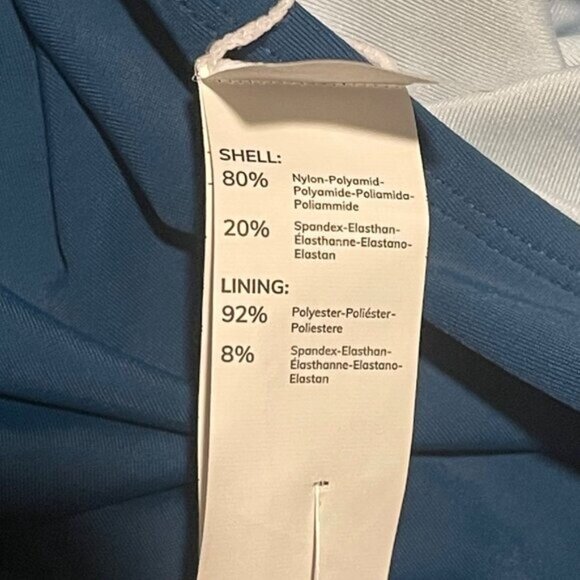 Cupshe Maternity One Piece Swimsuit Medium Dark Blue V-Neck Ruched Tummy Support - Picture 9 of 11